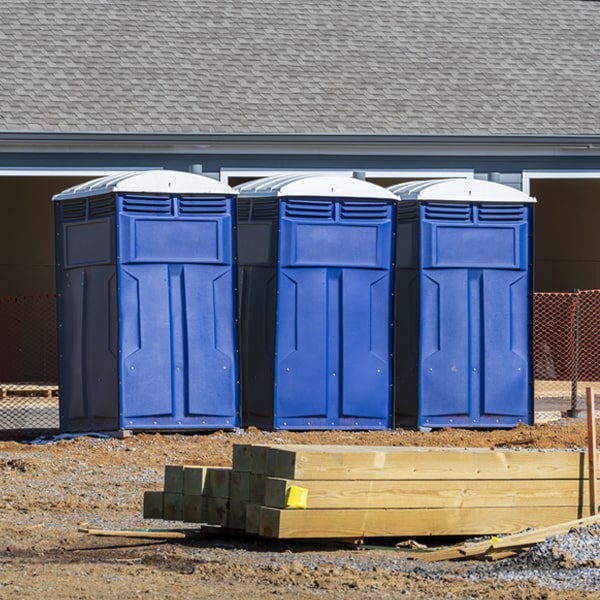 is there a specific order in which to place multiple portable restrooms in Minden